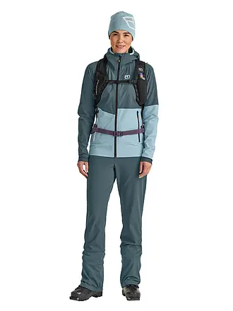 ORTOVOX | Damen Softshelljacke Punta Berrino Hoodie | petrol
